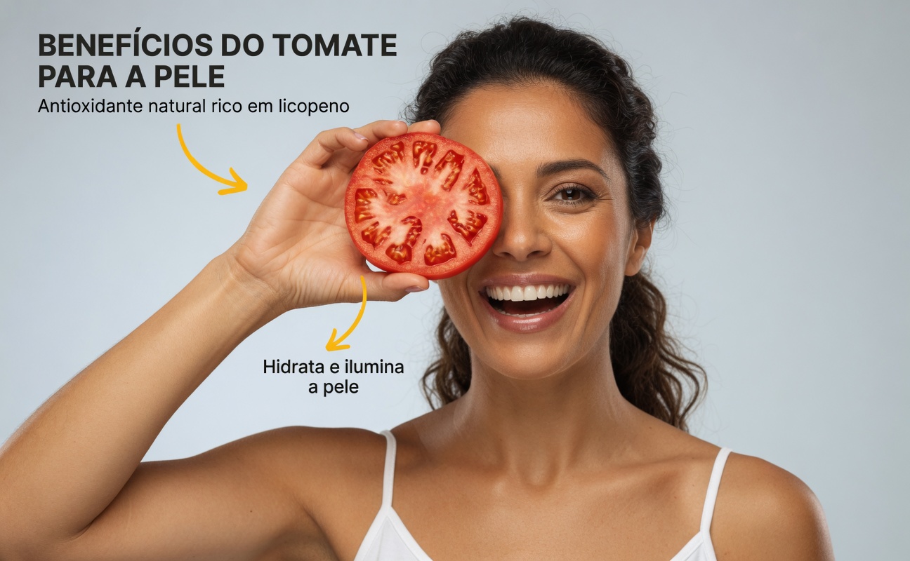 Brilho de Dentro para Fora: O que Acontece se Você Esfregar Tomate no Rosto por 10 Dias?