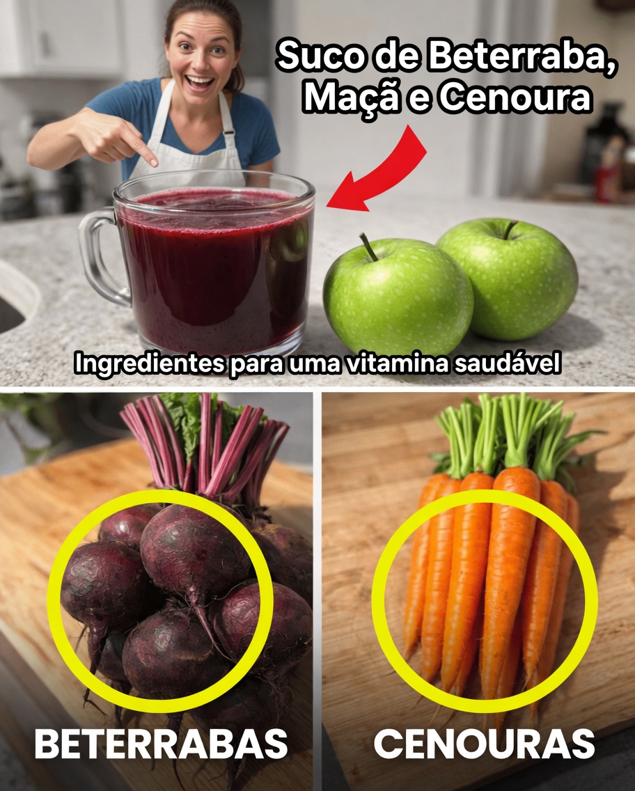 Suco de Beterraba, Cenoura & Maçã: Um Simples Hábito Diário para Apoiar o Bem-Estar