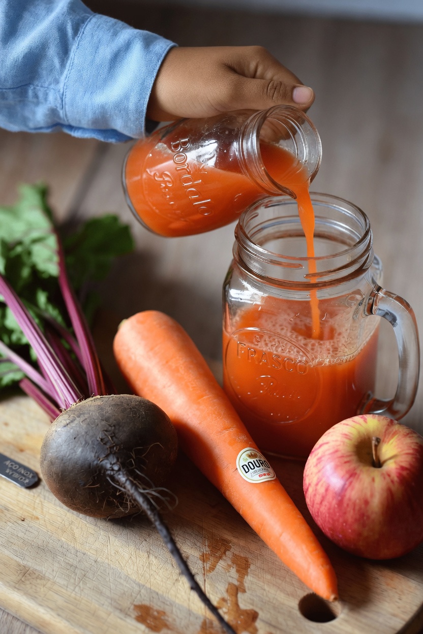 Suco de Beterraba, Cenoura & Maçã: Um Simples Hábito Diário para Apoiar o Bem-Estar