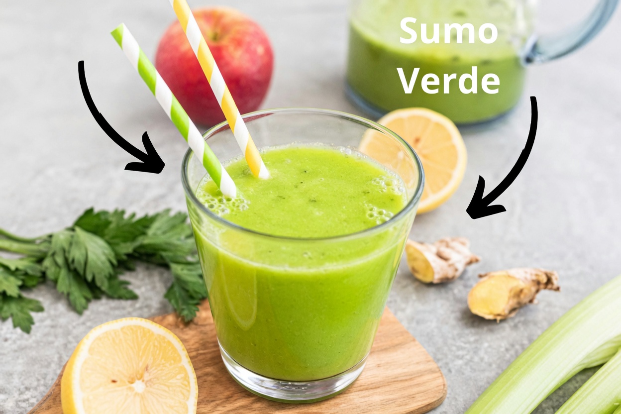 Refresque o Seu Dia com Suco Verde de Aipo, Salsa e Limão: Um Simples Hábito Matinal para se Sentir Mais Leve