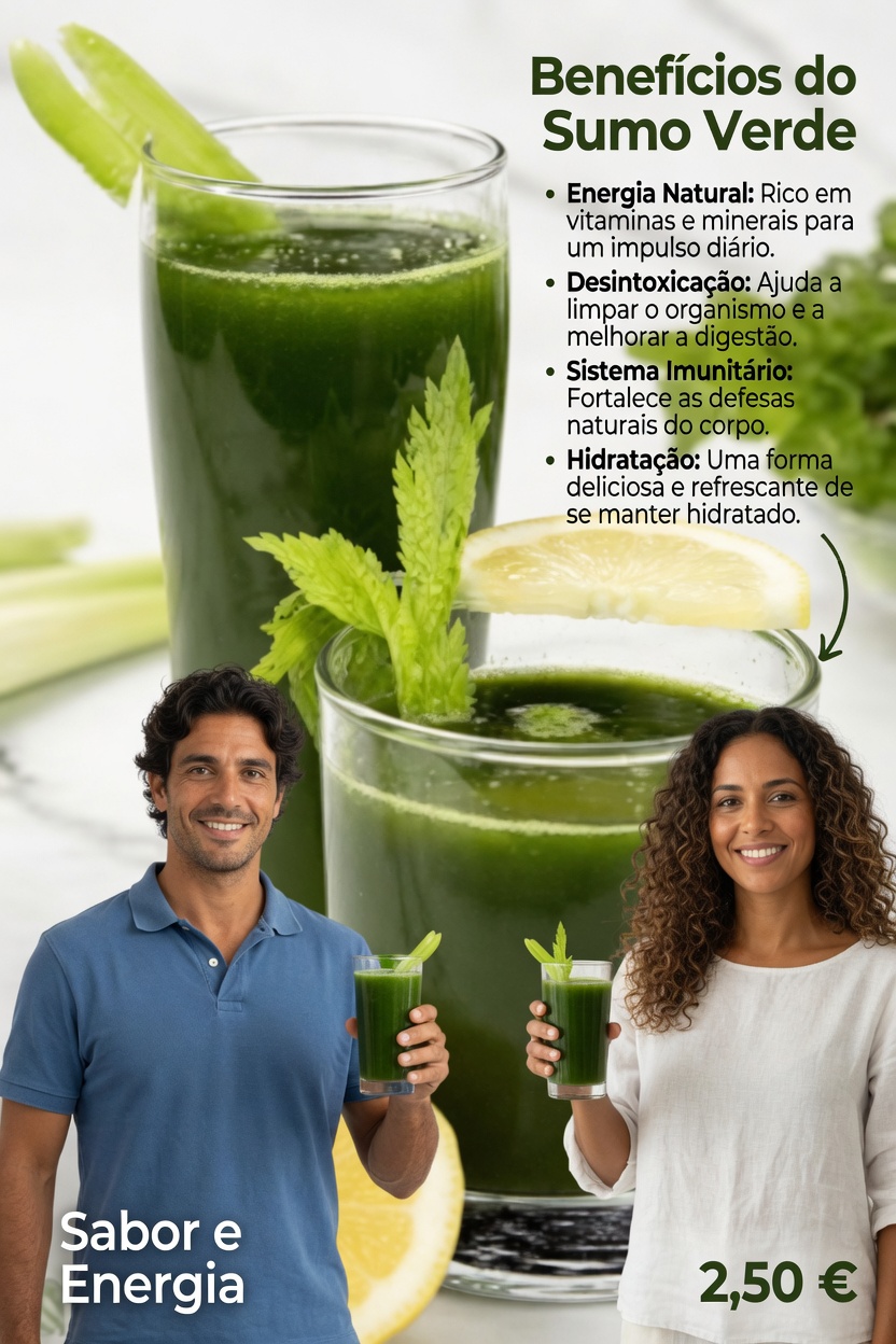 Refresque o Seu Dia com Suco Verde de Aipo, Salsa e Limão: Um Simples Hábito Matinal para se Sentir Mais Leve
