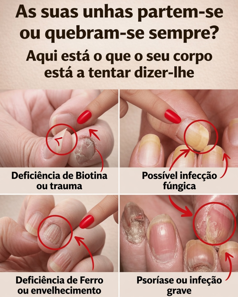 As Suas Unhas Estão Frequentemente Rachando ou Quebrando? Descubra o que Pode Estar Acontecendo e Como Ajudar