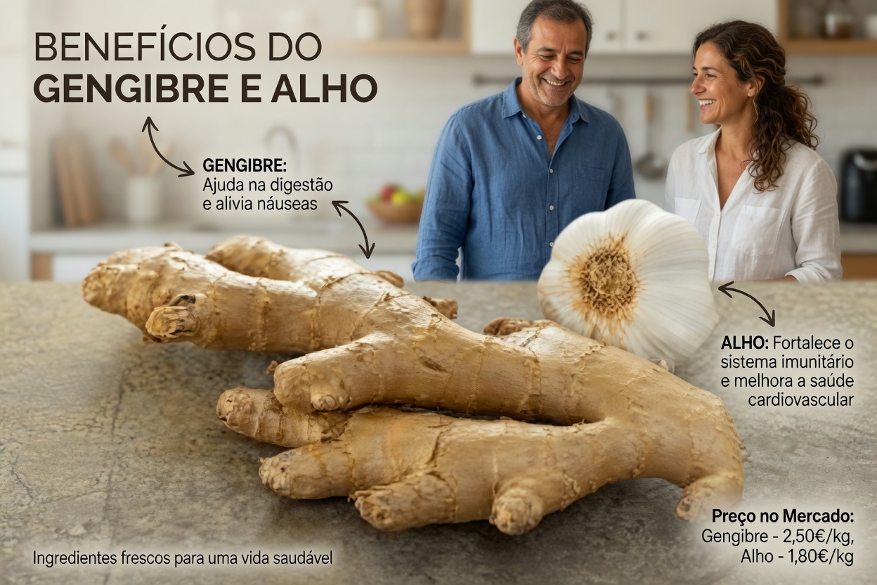 A Dupla Dourada: Como o Alho e o Gengibre Podem Apoiar Sua Rotina Diária de Bem-Estar