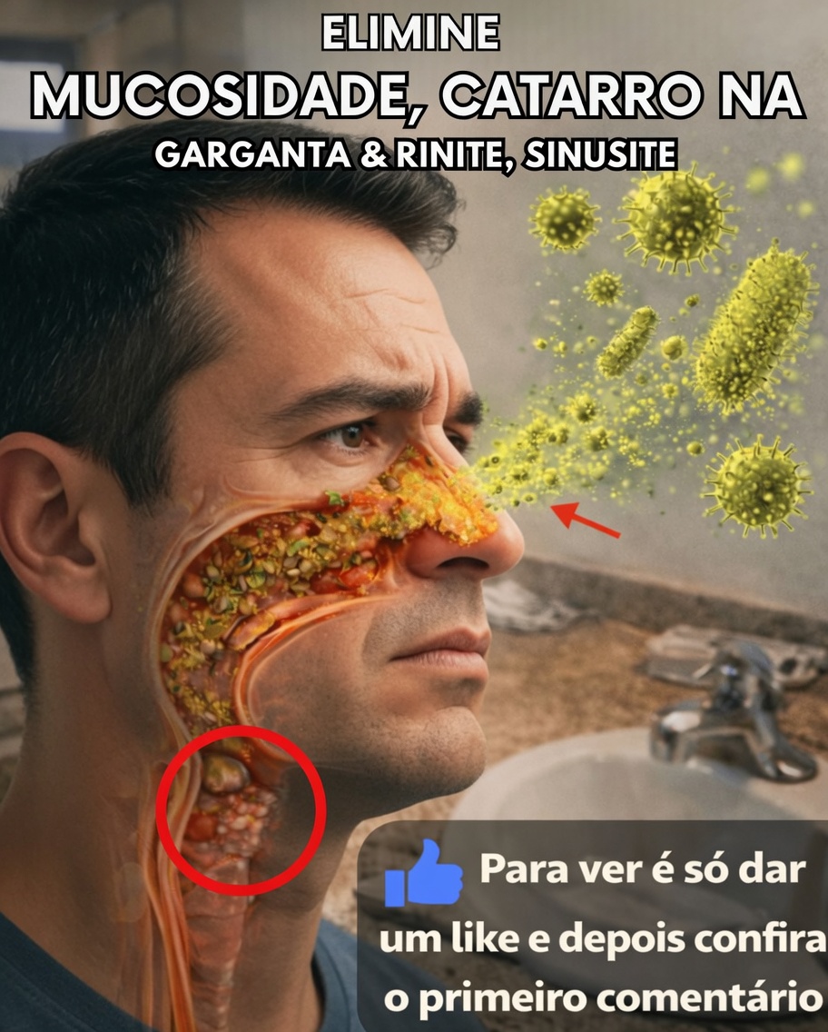 Maneiras Naturais de Ajudar a Eliminar o Excesso de Muco, Catarro e Aliviar os Sintomas da Rinite em Casa