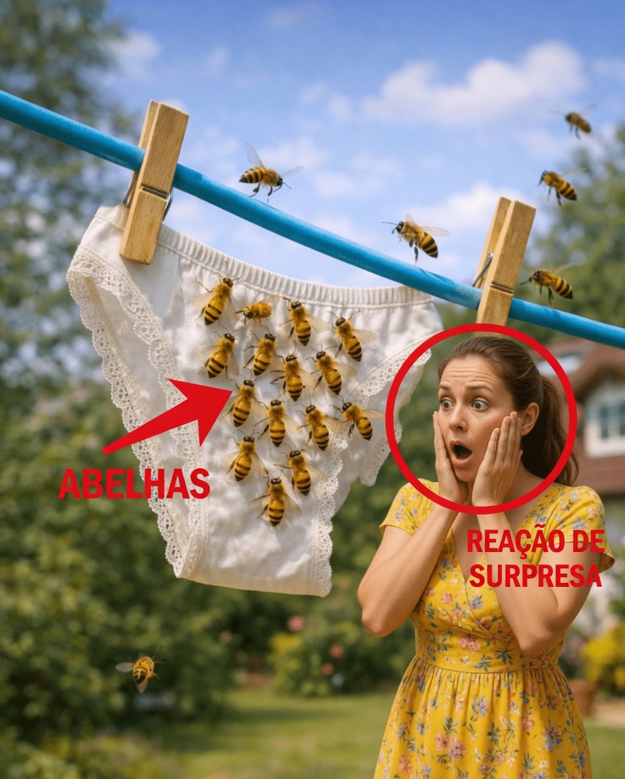 Por que as abelhas continuam pousando na sua roupa recém-estendida? Explicações simples e dicas fáceis