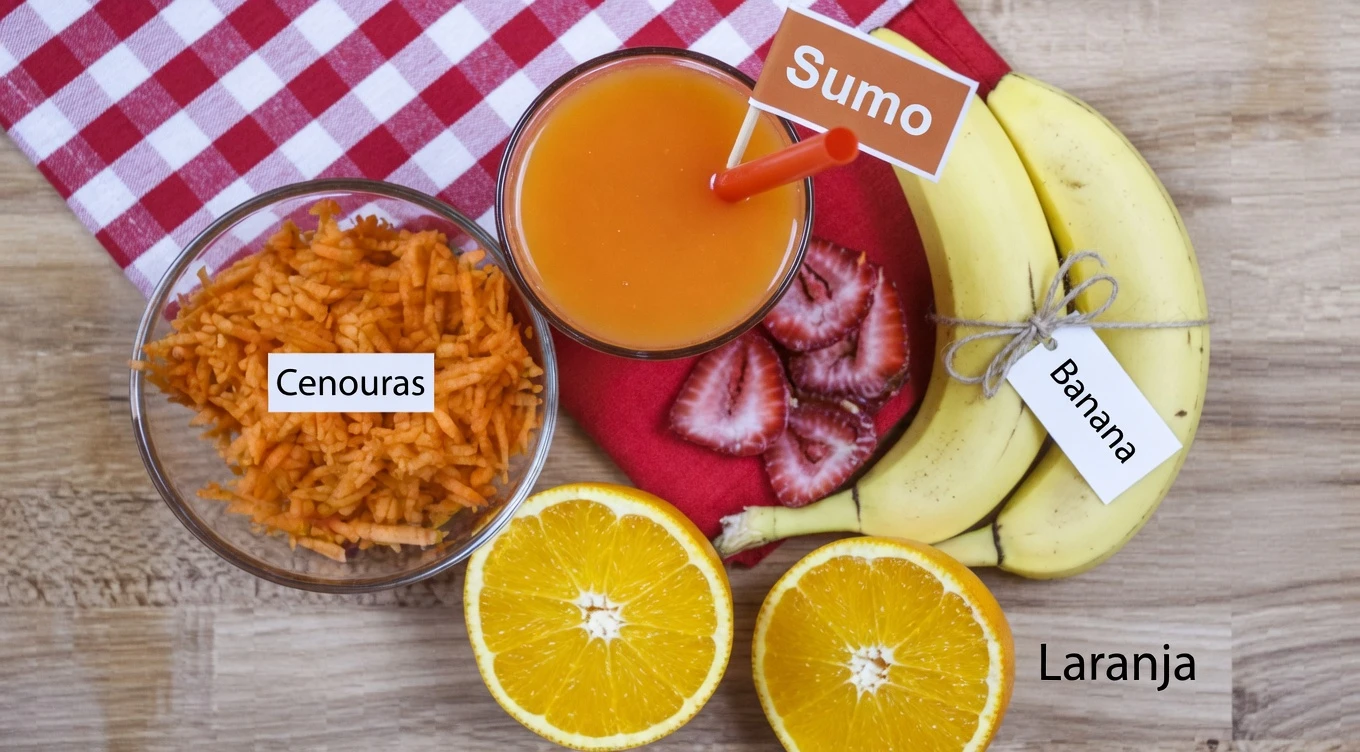 Desbloqueie o Poder de um Smoothie Simples: Como Laranja, Cenoura e Banana Podem Apoiar Sua Visão Naturalmente