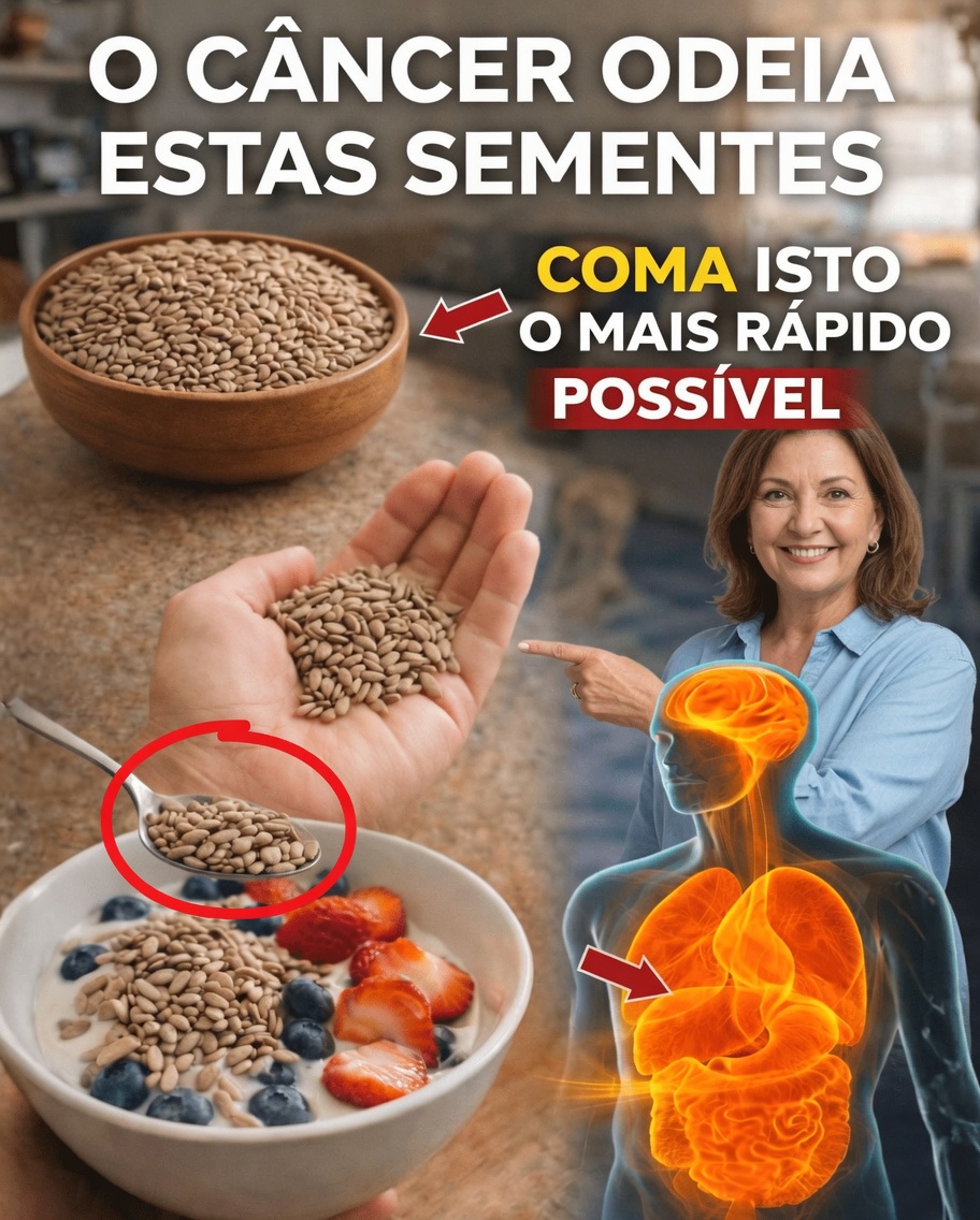 6 Sementes Ricas em Nutrientes que Podem Apoiar as Defesas Naturais do seu Corpo à Medida que Você Envelhece