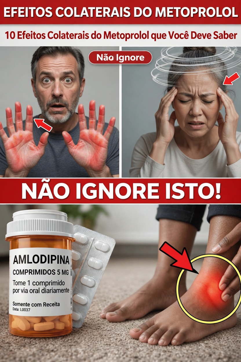 10 Efeitos Colaterais Preocupantes do Metoprolol que os Médicos Frequentemente Monitoram de Perto – E o que Você Pode Fazer a Respeito Deles