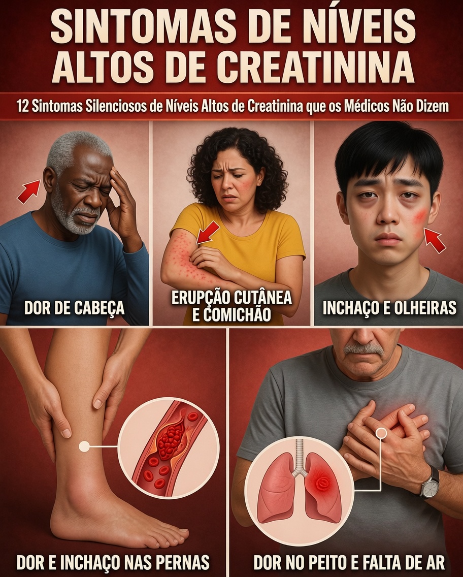 12 Sinais Sutis de Níveis Elevados de Creatinina que Podem Indicar Preocupações Renais Iniciais