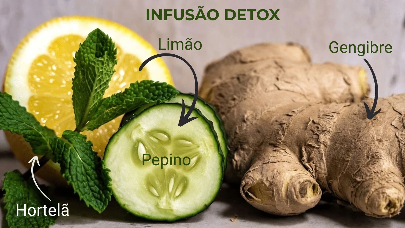 9 Razões Poderosas para Beber Água com Pepino, Gengibre, Hortelã e Limão Todos os Dias