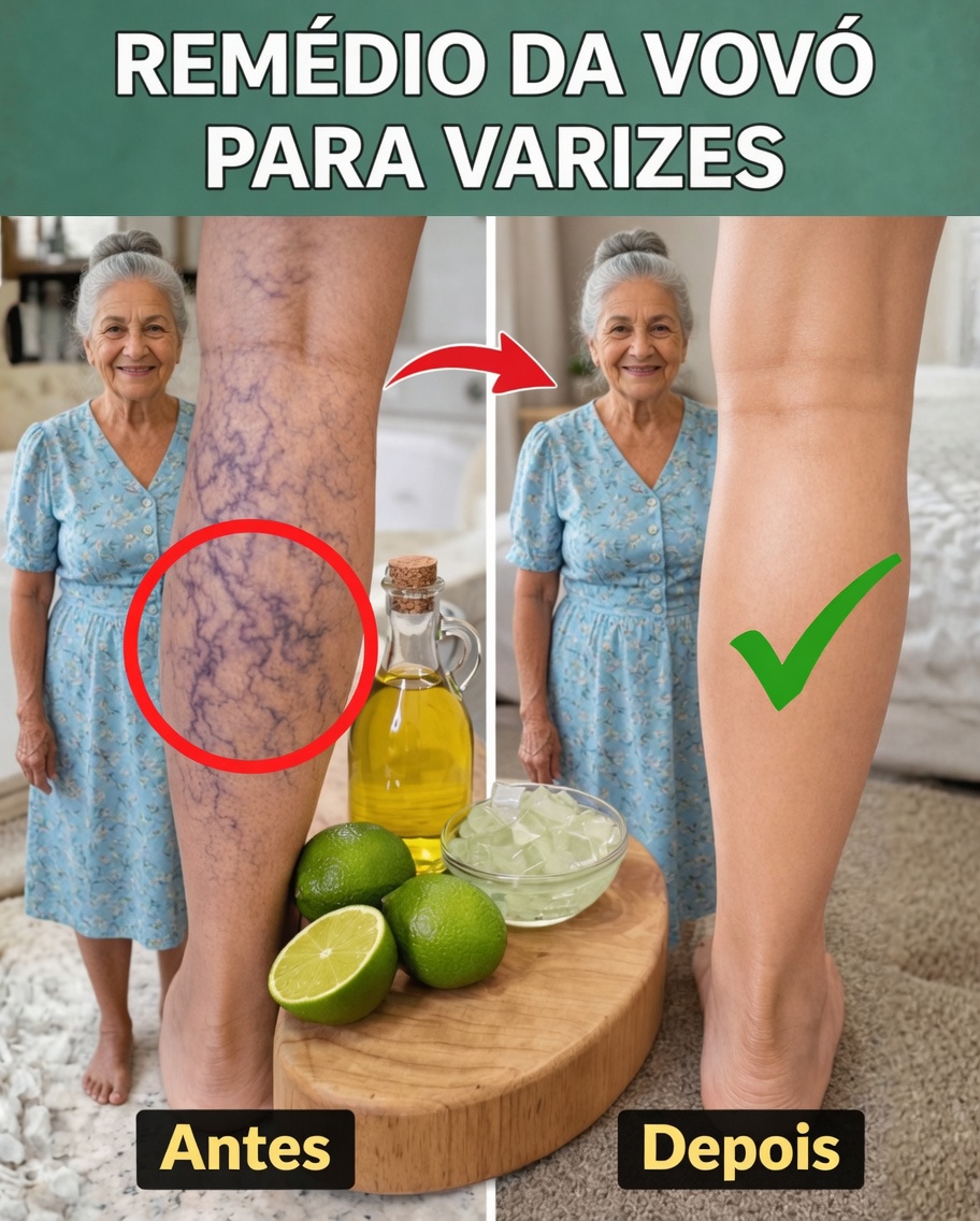Explorando o Suporte Natural da Vovó para Varizes: Aloe Vera, Vinagre de Maçã e Limão