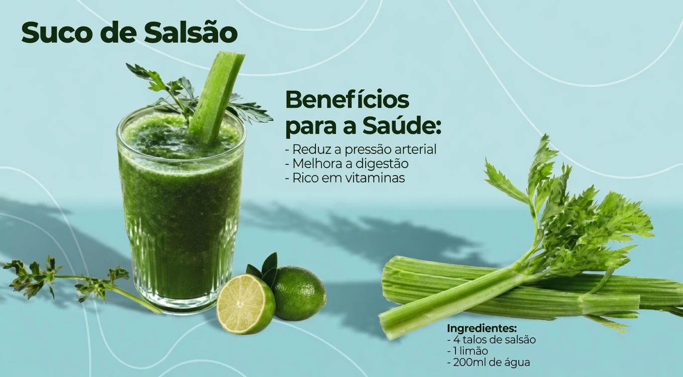 O Suco de Aipo é um Hábito Diário Simples que Vale a Pena Adicionar à sua Rotina para Melhor Hidratação e Suporte Nutricional?