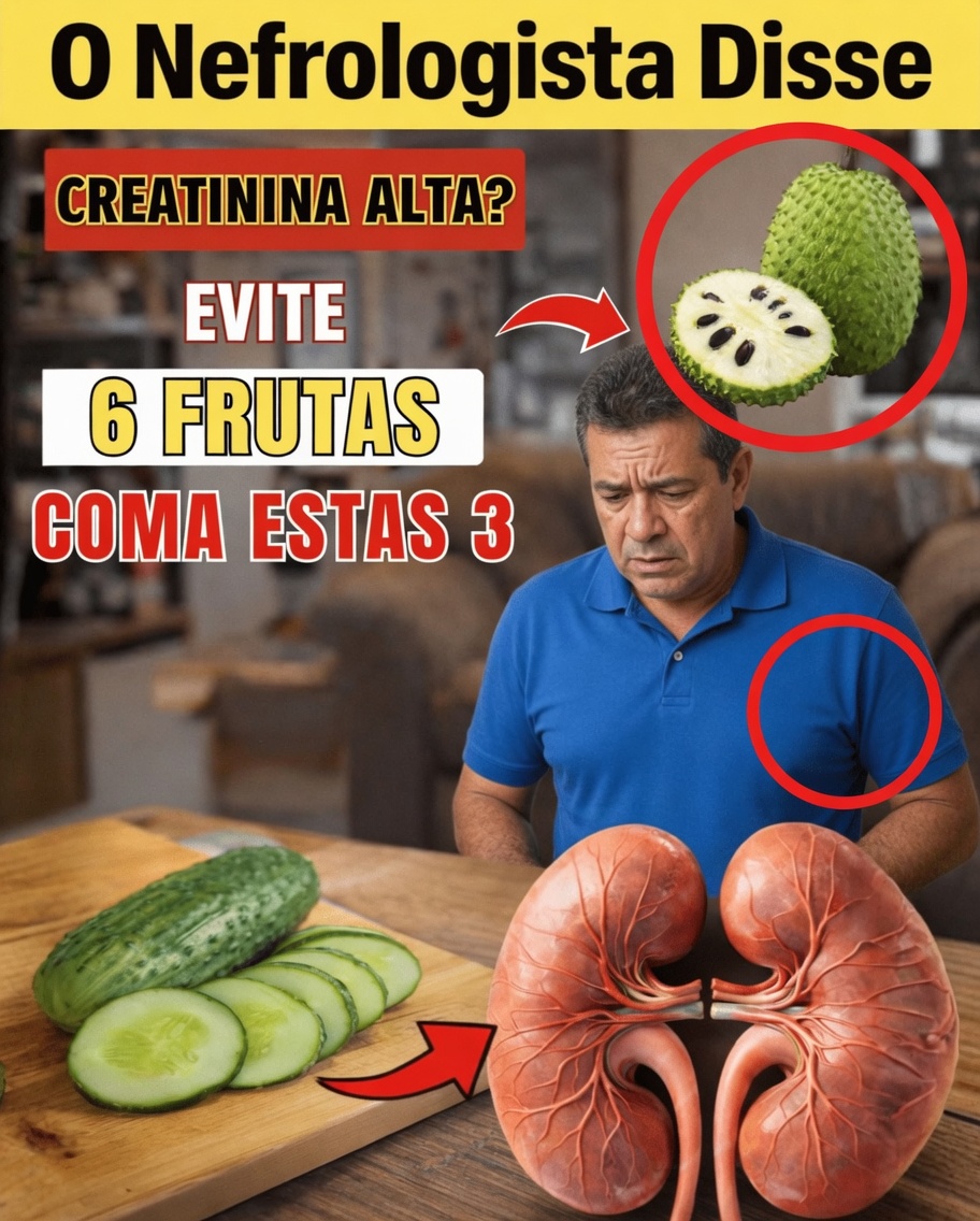 Escolhas Inteligentes de Frutas Quando os Níveis de Creatinina Estão Altos: Frutas a Limitar e Alternativas Mais Seguras para Apoiar os Rins