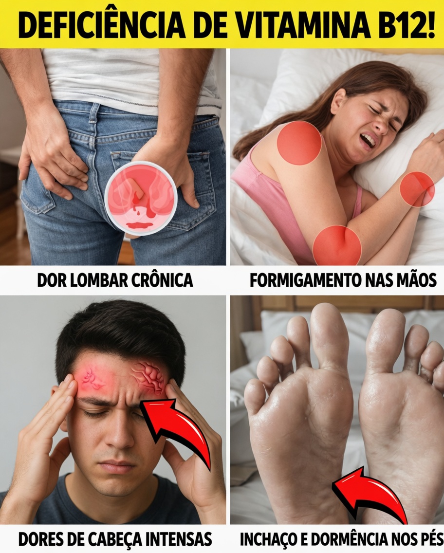 8 Sinais Incomuns de que Seu Corpo Pode Precisar de Mais Vitamina B12 – Preste Atenção a Estas Pistas