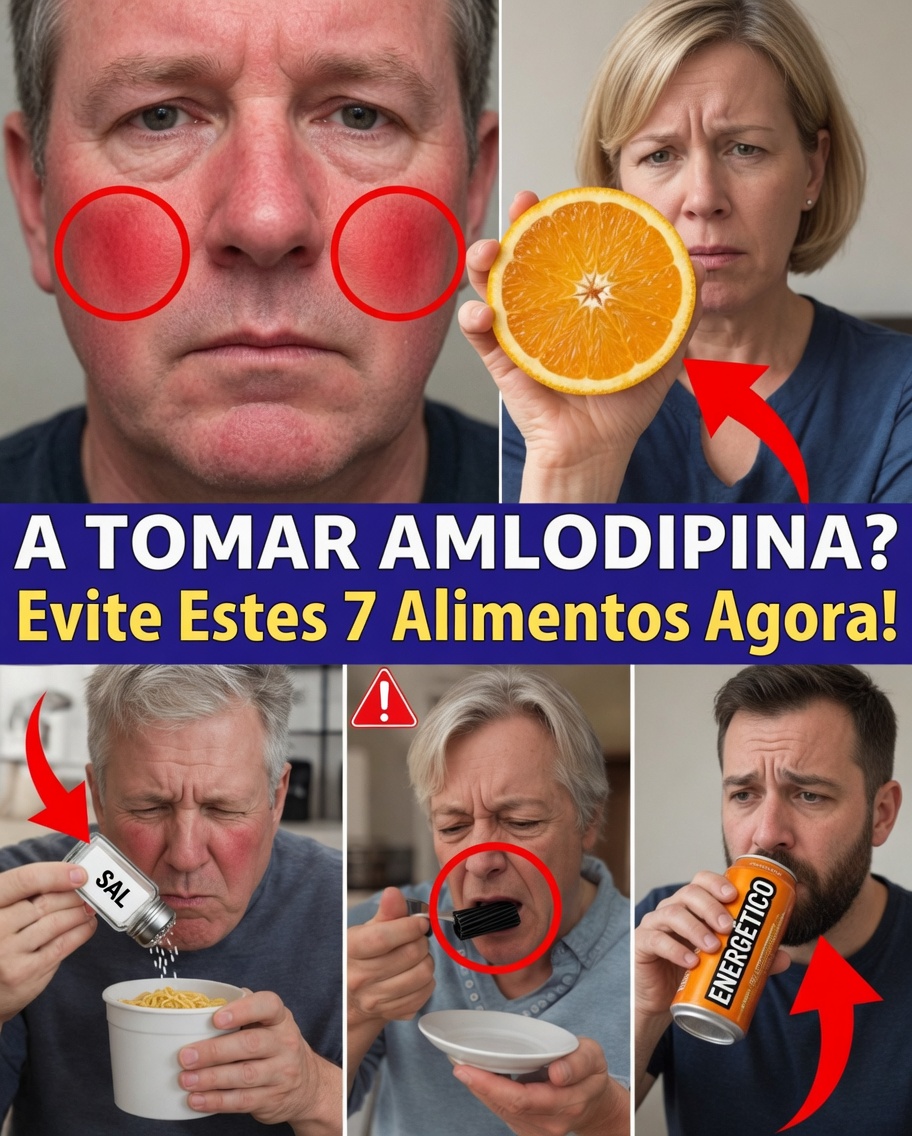 7 alimentos que podem piorar silenciosamente os efeitos colaterais da amlodipina (e substituições inteligentes para se sentir melhor rapidamente)