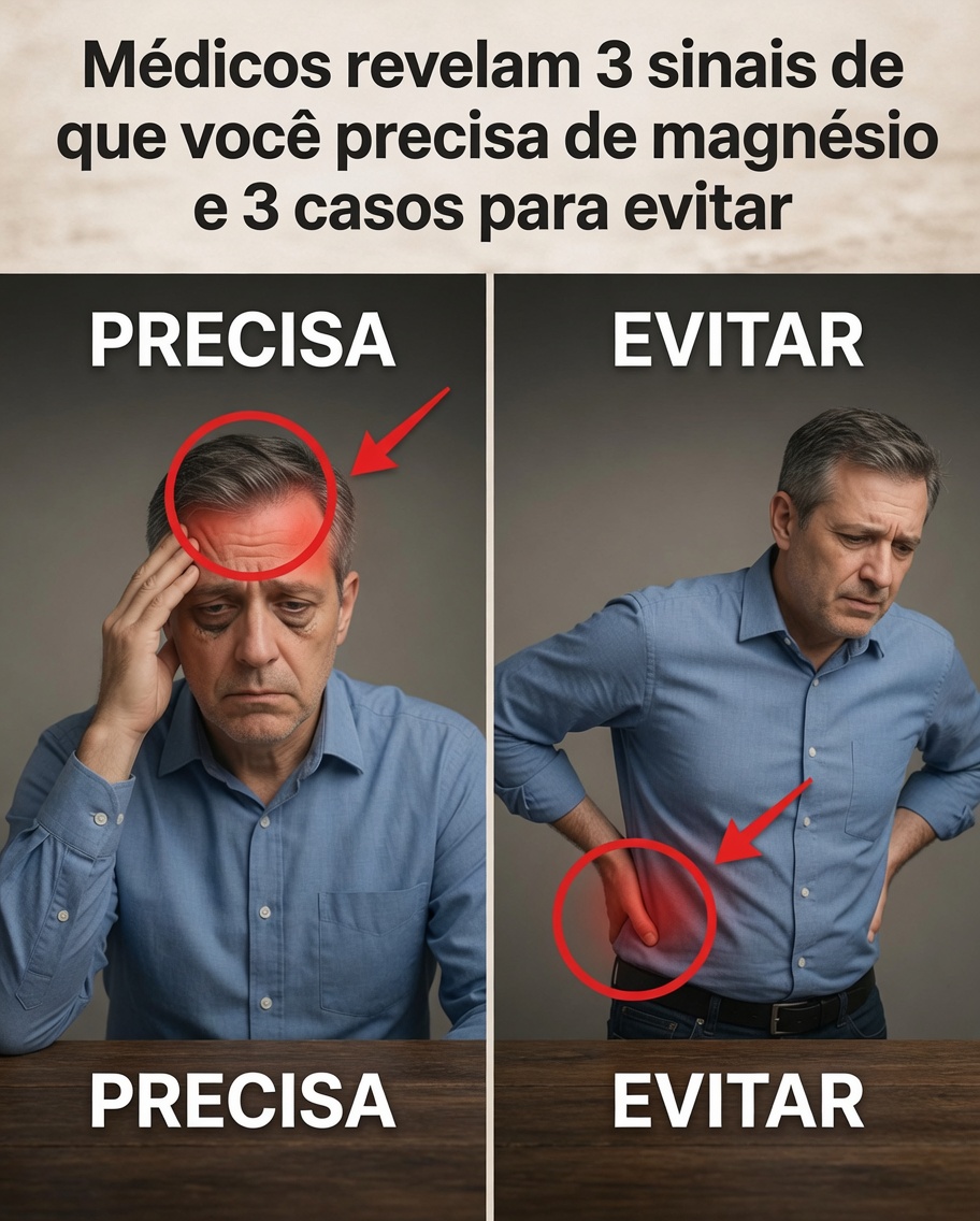 Médicos revelam 3 sinais de que você pode precisar de mais magnésio e 3 situações em que deve evitar suplementos