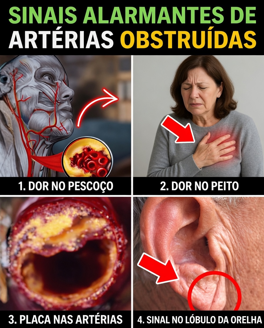 9 Sinais Silenciosos de que Seu Corpo Pode Estar Avisando sobre o Estreitamento das Artérias