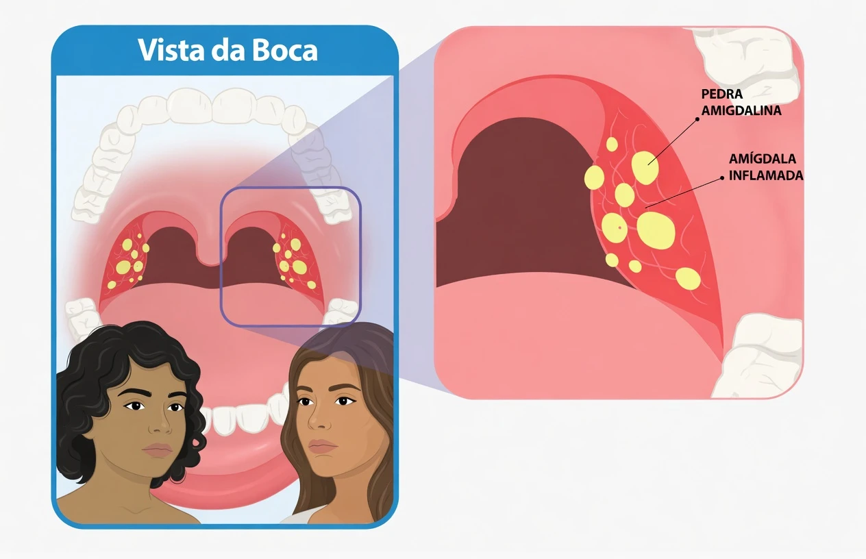 O que são essas “pedras” brancas malcheirosas na sua boca que causam um hálito terrível? A verdade sobre as pedras nas amígdalas