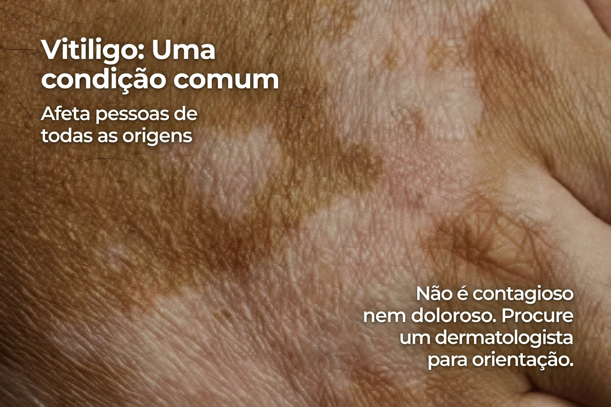 Por que surgem manchas brancas na pele? Causas comuns e o que saber