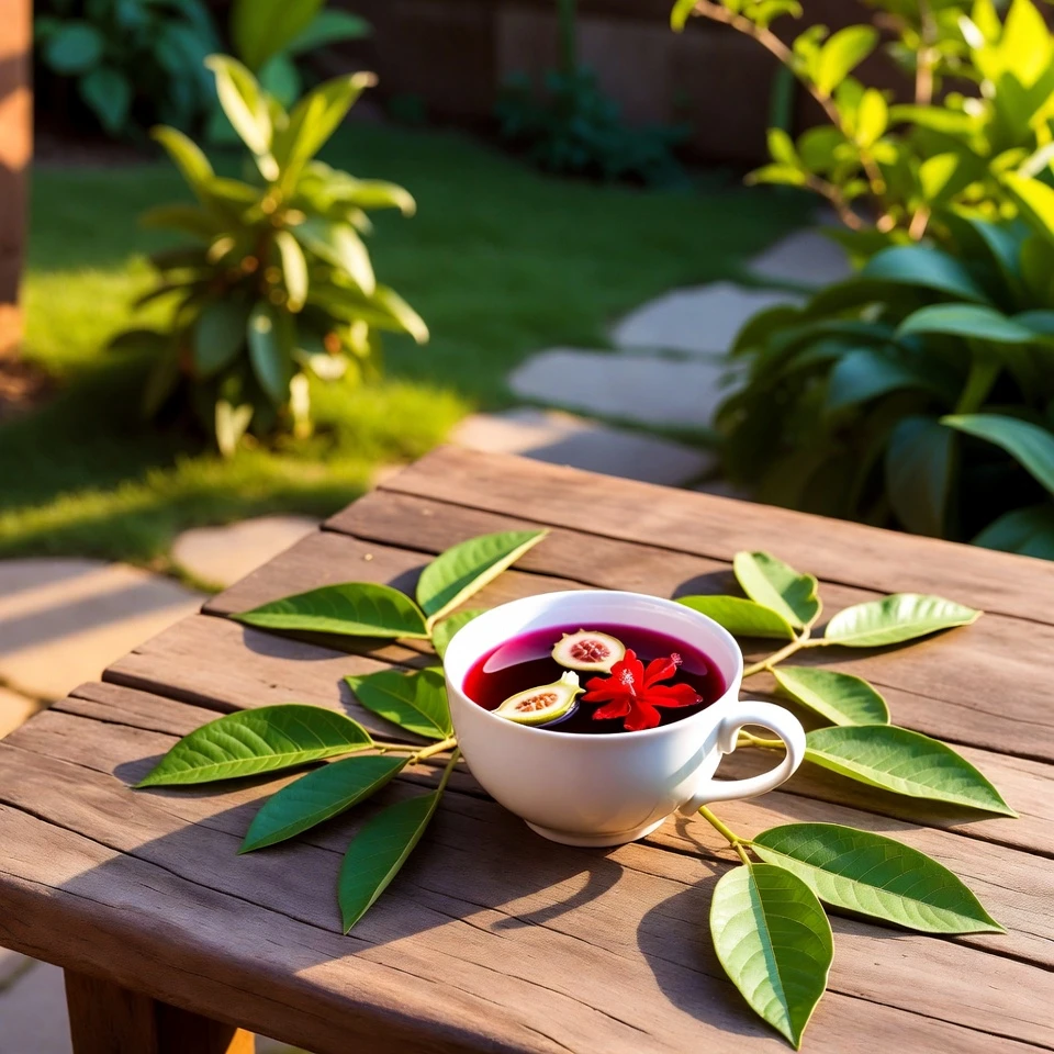 Explorando os Potenciais Benefícios para o Bem-Estar do Chá de Hibisco, Folha de Goiaba e Cravo: Um Ritual Natural Diário