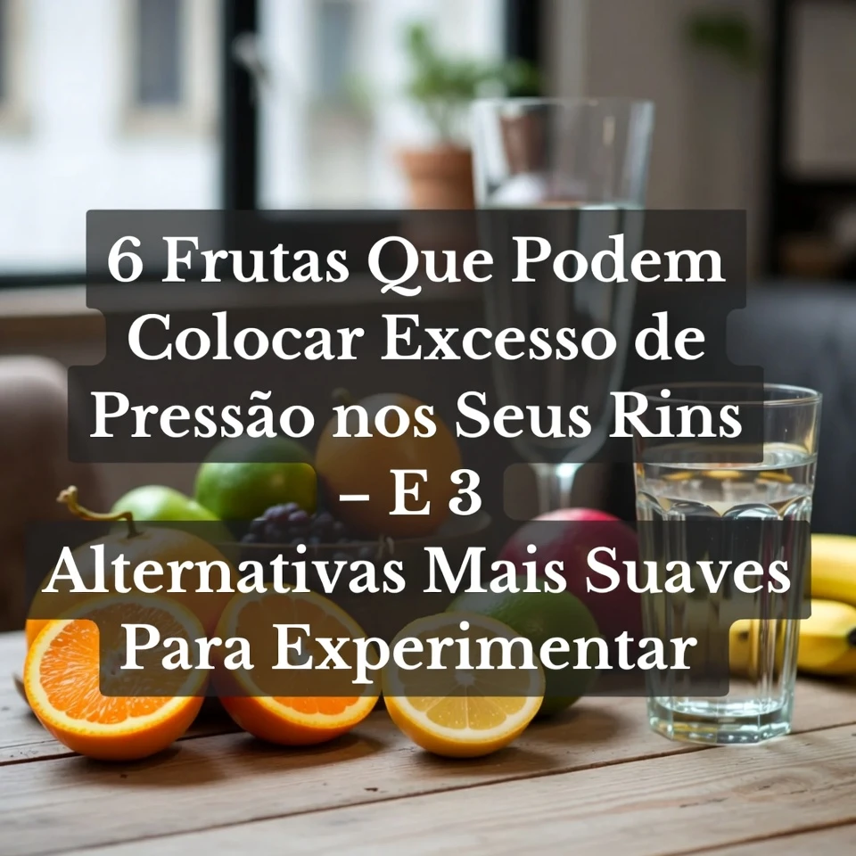 Níveis elevados de creatinina? 6 frutas que podem sobrecarregar ainda mais seus rins – e 3 alternativas mais suaves para experimentar