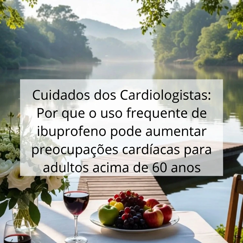 Cardiologistas alertam: por que o uso frequente de ibuprofeno pode aumentar preocupações cardíacas em adultos acima de 60 anos