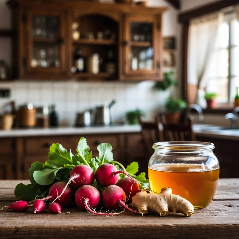Descubra o Impulso Natural: Como Rabanetes, Gengibre e Mel Podem Apoiar o Bem-Estar da Tireoide e da Vesícula Biliar