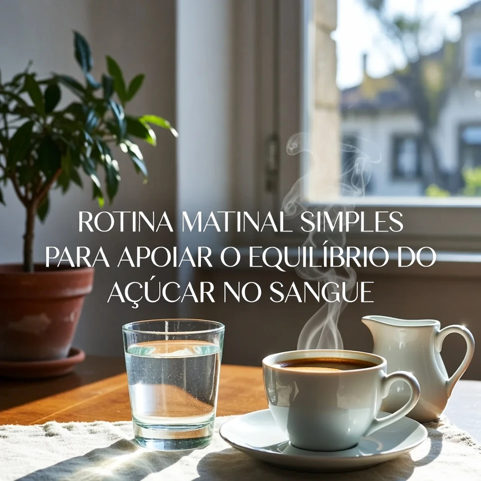 Uma rotina simples de bebida matinal para ajudar a manter um equilíbrio saudável do açúcar no sangue