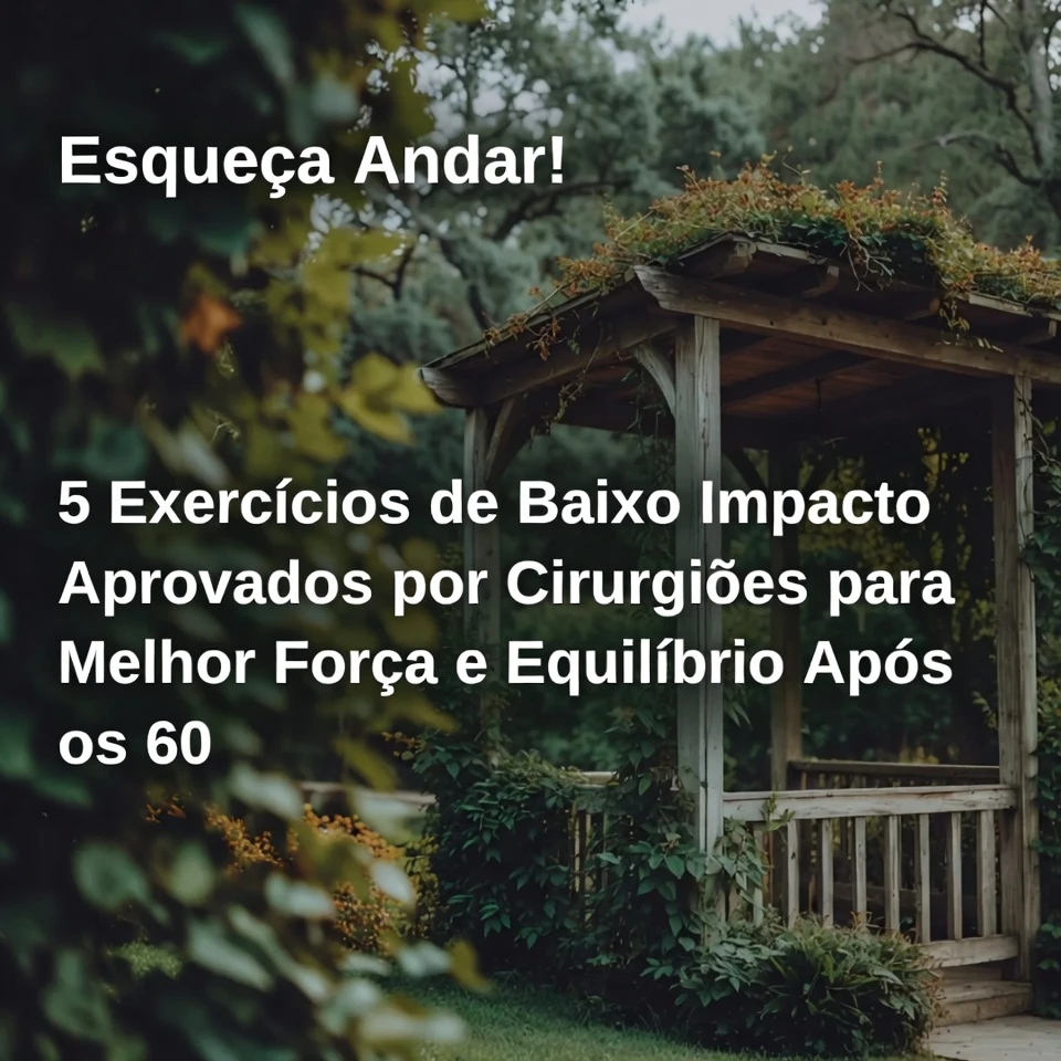 Esqueça a caminhada! 5 exercícios de baixo impacto aprovados por cirurgiões para melhorar a força e o equilíbrio após os 60